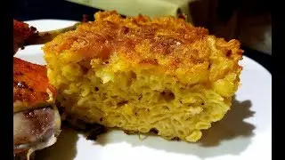 Trinidad Macaroni Pie (Eggless) | Taste of Trini