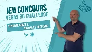 Jeu Concours Adebeo - Gagnez le jackpot en participant au Vegas 3D Challenge ! 🎁 #sketchup #design