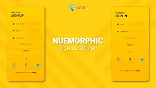 Neumorphic Sign-In And Sign-Up Screen - Flutter Tutorial
