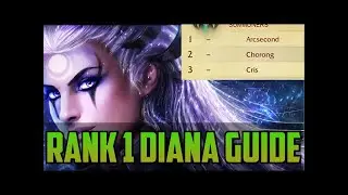 RANK 1 CHALLENGER DIANA MID BUILD GUIDE- Arcsecond (League of Legends)