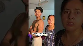 Trying pranking with indian mom😂👋🏻 
