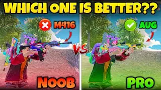 AUG VS M416 AFTER NEW 2.8 UPDATE🔥WHICH ONE IS BETTER FOR SPRAYS AND CLOSE RANGE??
