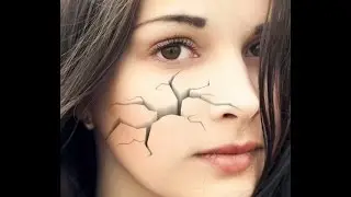 Picsart Editing Tutorial | How To Make Cracked Face Tutorial