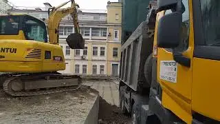 Вывоз грунта с погрузкой самосвалам компания Техоптимум