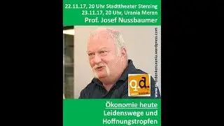 Prof. Josef Nussbaumer bei quer.denken. | VOLLVERSION | Leidenswege und Hoffnungstropfen