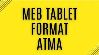meb tablet format atma AİDATA