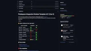 How to use Fluidspace integration template | VueJS | GitHub