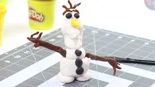 How To Make Olaf Snowman With Play Doh