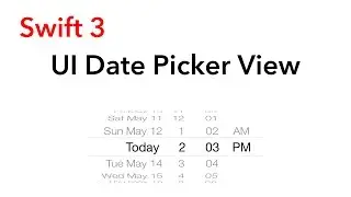 UI Date Picker for UI Text Field(with UI Tool Bar) (Swift 3 + Xcode8)