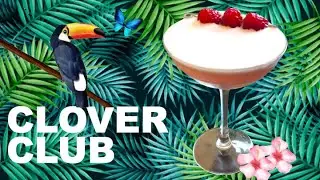 CLOVER CLUB - an Amazing drink combining raspberries and gin with the proof of time