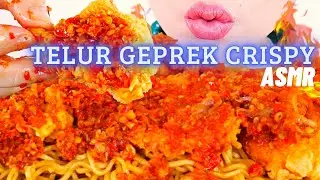 NEKAT!😳 ASMR TELUR GEPREK CRISPY + MIE GORENG 🍳🧨| ASMR INDONESIA