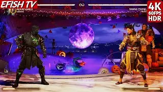 Halloween special! Noob Saibot vs Shang Tsung (Hardest AI) - Mortal Kombat 1