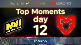 Na'Vi vs Mouz | TOP MOMENTS!!! DAY 12