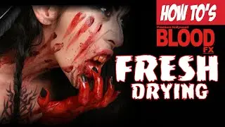 Tinsley Transfers - Blood FX  - Drying Blood application