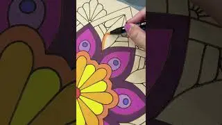 Watch This Until the End! 😍 #mandala #painting #satisfyingvideo #arttherapy #colouring #art