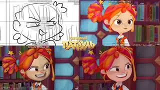 Этапы производства мультсериала 