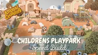Kidcore Inspired Childrens Playground Speed Build // Animal Crossing New Horizons