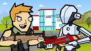Stark Industies & Stark Robot | Fortnite Animation (The Squad)