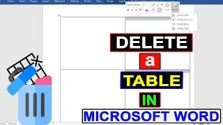 How to Delete a Table that Can't be deleted in Microsoft Word - Full Guide