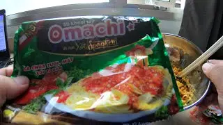 Mì trộn Omachi xốt Spaghetti | Cách ly ăn gì?!