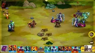 Heroes Magic War Ep54 - Map 7 Cross Isle - Arena 18 Walkthrough