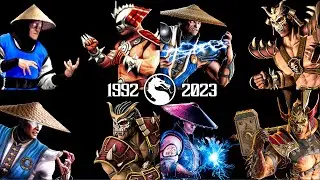 Evolution of Raiden vs Shao Kahn fight in ALL Mortal Kombat Games | 2K 60FPS 