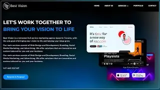 Multiple Pages Website using HTML CSS JavaScript & Bootstrap 5 | Responsive Multipage Website Design
