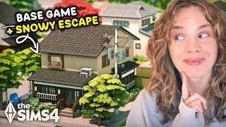 I built the cutest family home with only BASE GAME & SNOWY ESCAPE