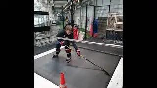 Приём передачи коньком