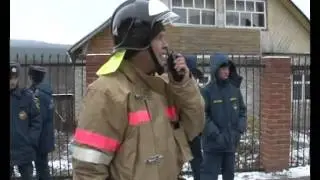 В п. Веселовка прошли учения пожарных