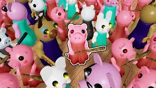 Roblox PIGGY but with 100 PLAYERS! (Roblox Piggy)
