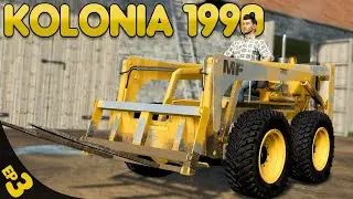Back to it! - Farming Simulator 19 -  Kolonia 1990 Ep.3 (with Wheel Cam)