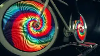 RODAS ANIMADAS! Leds mostram O QUE VOCÊ QUISER na sua BIKE. Baixe a animação e sincronize por APP 😎💥