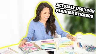 How to USE stickers in your PLANNER | Tips to help you plan your week