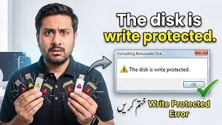 The Disk Is Write Protected | Fix SD Card & USB Write Protection