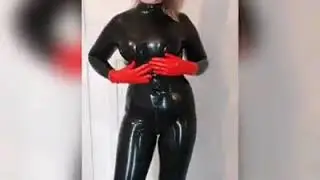 Latex dress