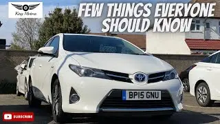 Few Things About Toyota Auris | Everyone Should Know!
