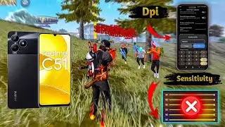 Realme C51 Free Fire Sensitivity+Dpi+Headshot Settings 