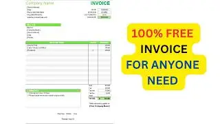 100% FREE Excel Template - Invoice Sample 