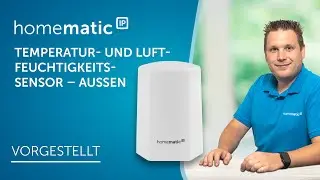Homematic IP | Temperatur- und Luftfeuchtigkeitssensor – außen