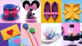 10 Easy Craft Ideas | Paper Craft | Art and Craft | Craft Ideas