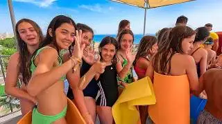 😂 No Room Left on the Slides! Crazy Crowds at the Water Park! 🌊