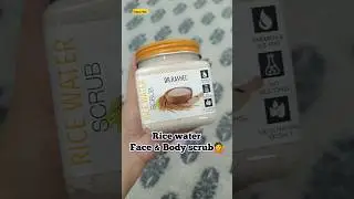 Dr. rashel rice water face and body scrub 💁