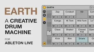 EARTH: A Powerful Drum Machine for Ableton Live