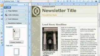 Publisher 2003 Tutorial Showing Special Characters Microsoft Training Lesson 13.1