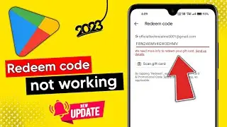 We need more info to redeem your gift card | Google play redeem code problem solution