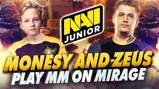 NAVI Junior m0NESY and Zeus play MM on Mirage