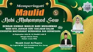 Qoriah Dede nafis Malimping Maulid Nabi Muhammad SAW kp legok masjid pancalaksana curug kota serang