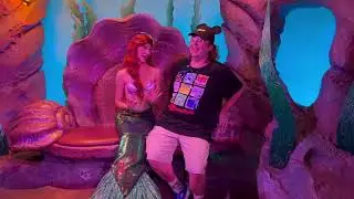 Me Meeting Ariel, Tiana, Rapunzel & Stitch At Magic Kingdom