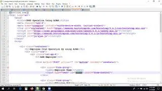 60 - Employee CRUD operation by using AJAX | Form Validation